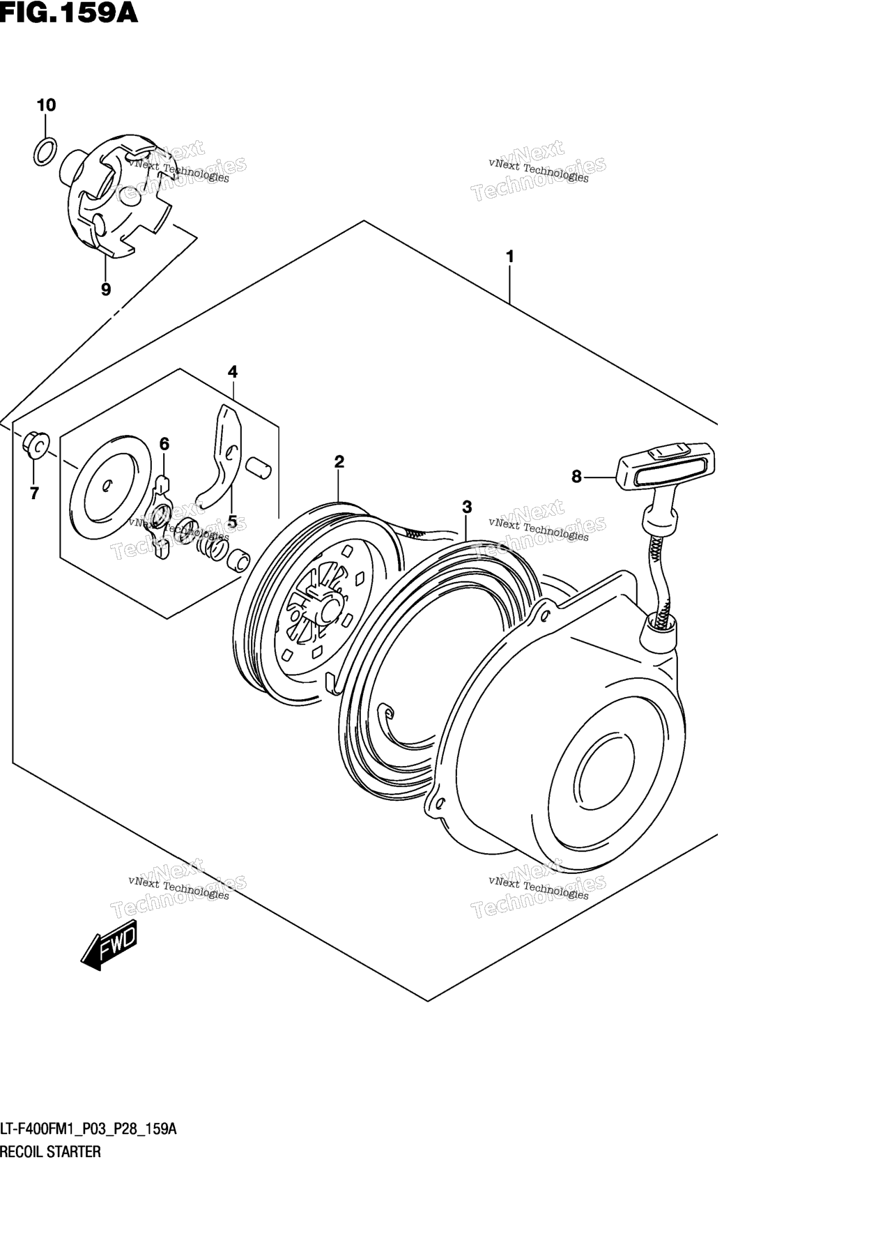 Схема узла Винтовой Стартер
