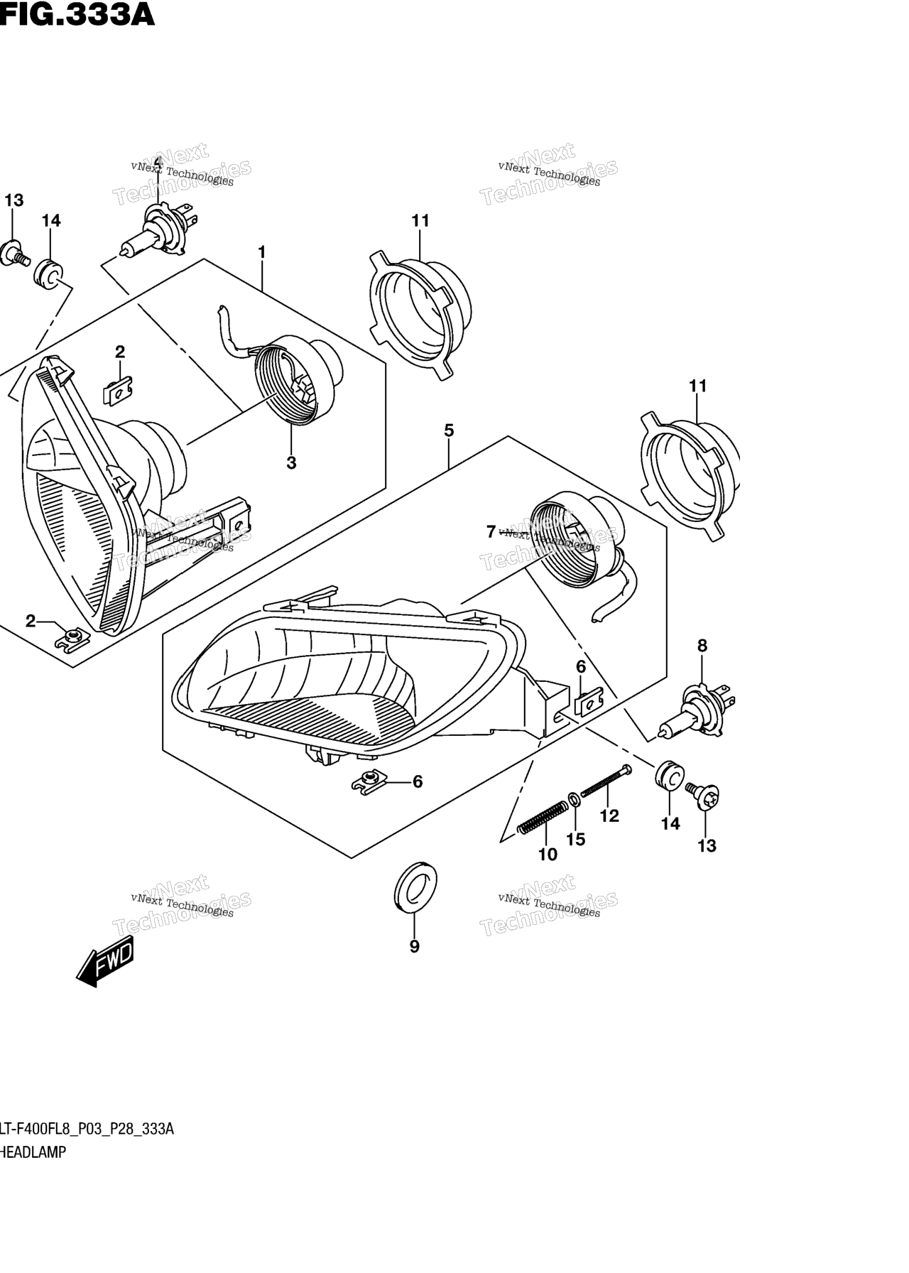 Схема узла Фара