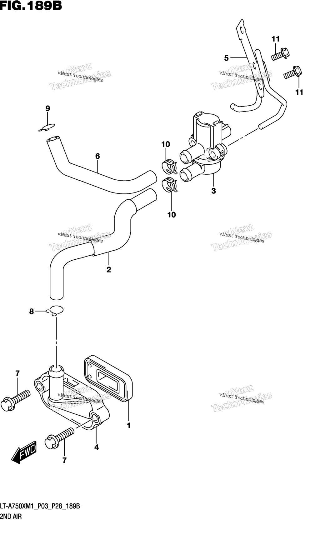 Схема узла 2-Й Воздух
