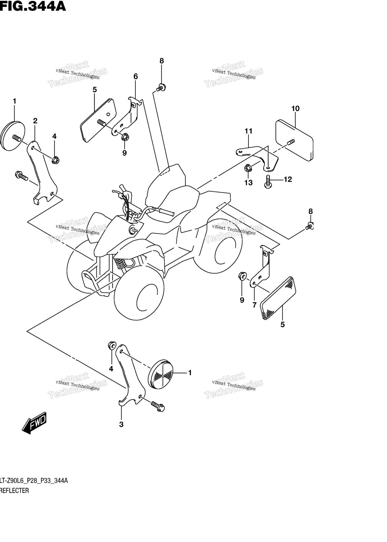Схема узла Рефлекторы