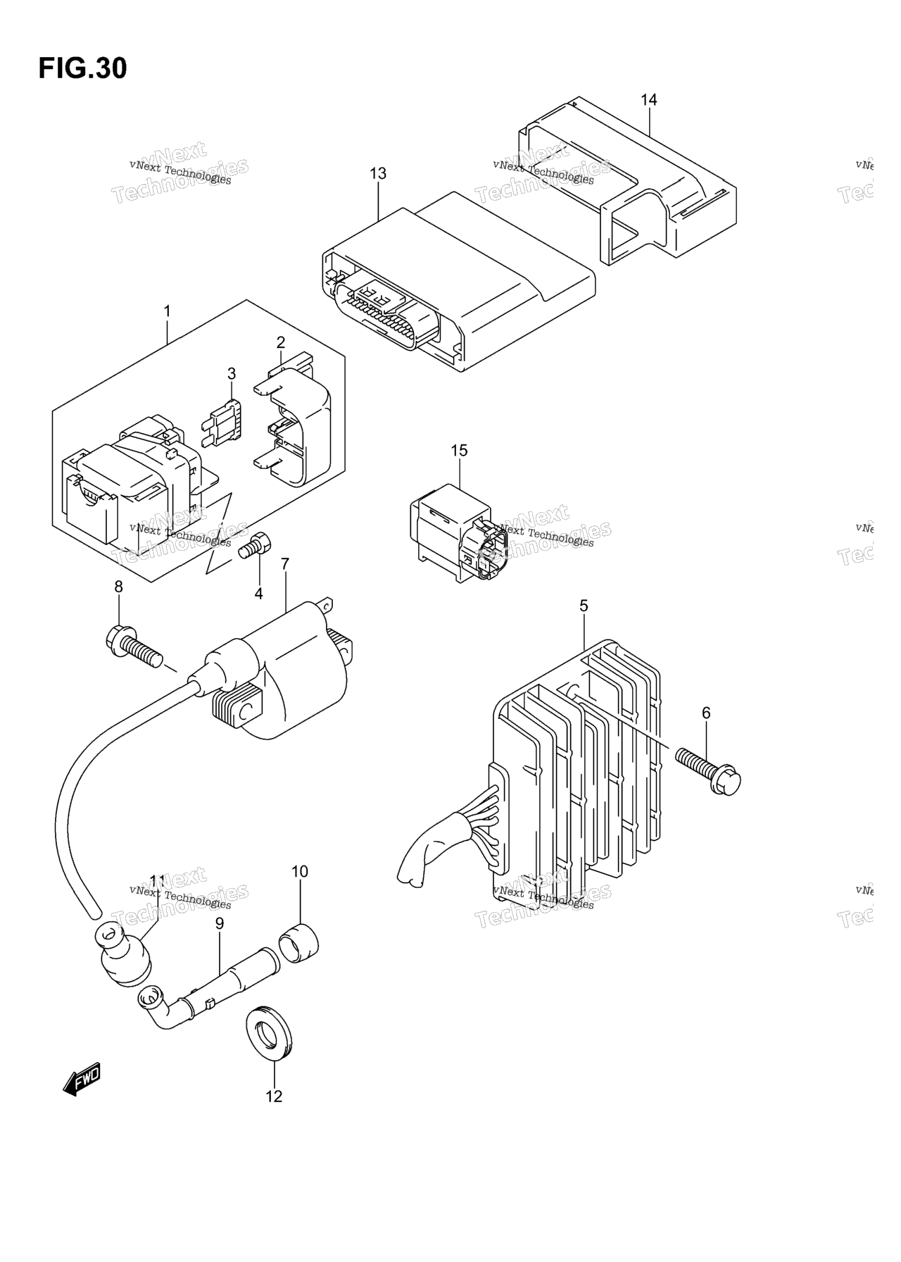 Схема узла Electrical (%F.no.5Saap41A 67110000)