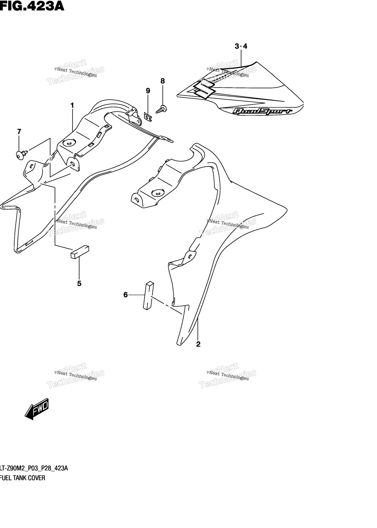 Схема узла Крышки Топливных Баков