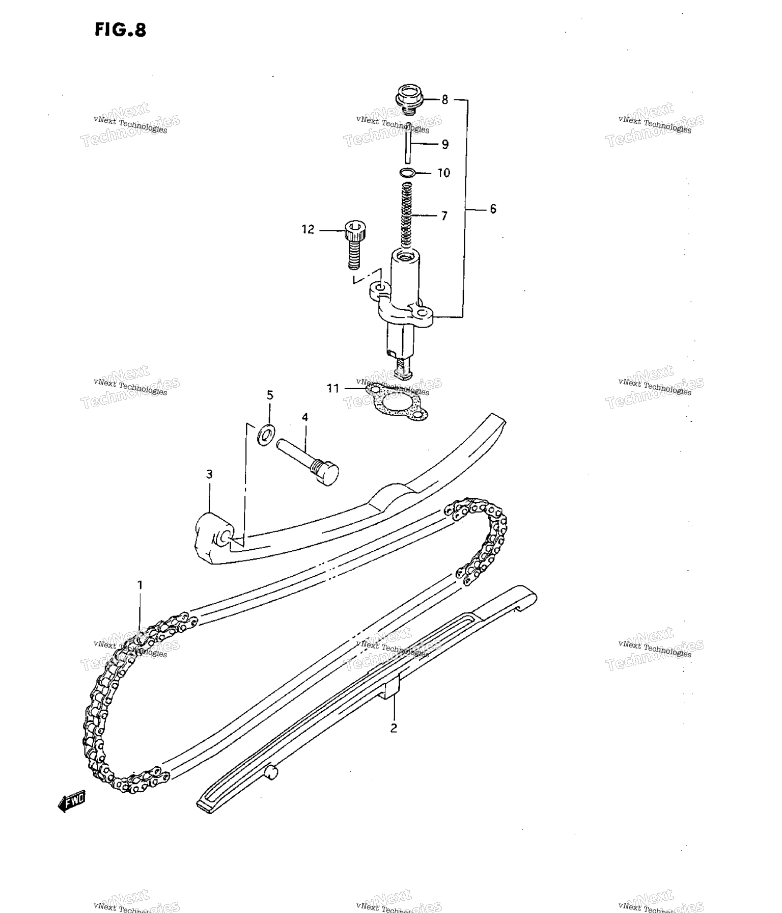 Схема узла Цепь Грм