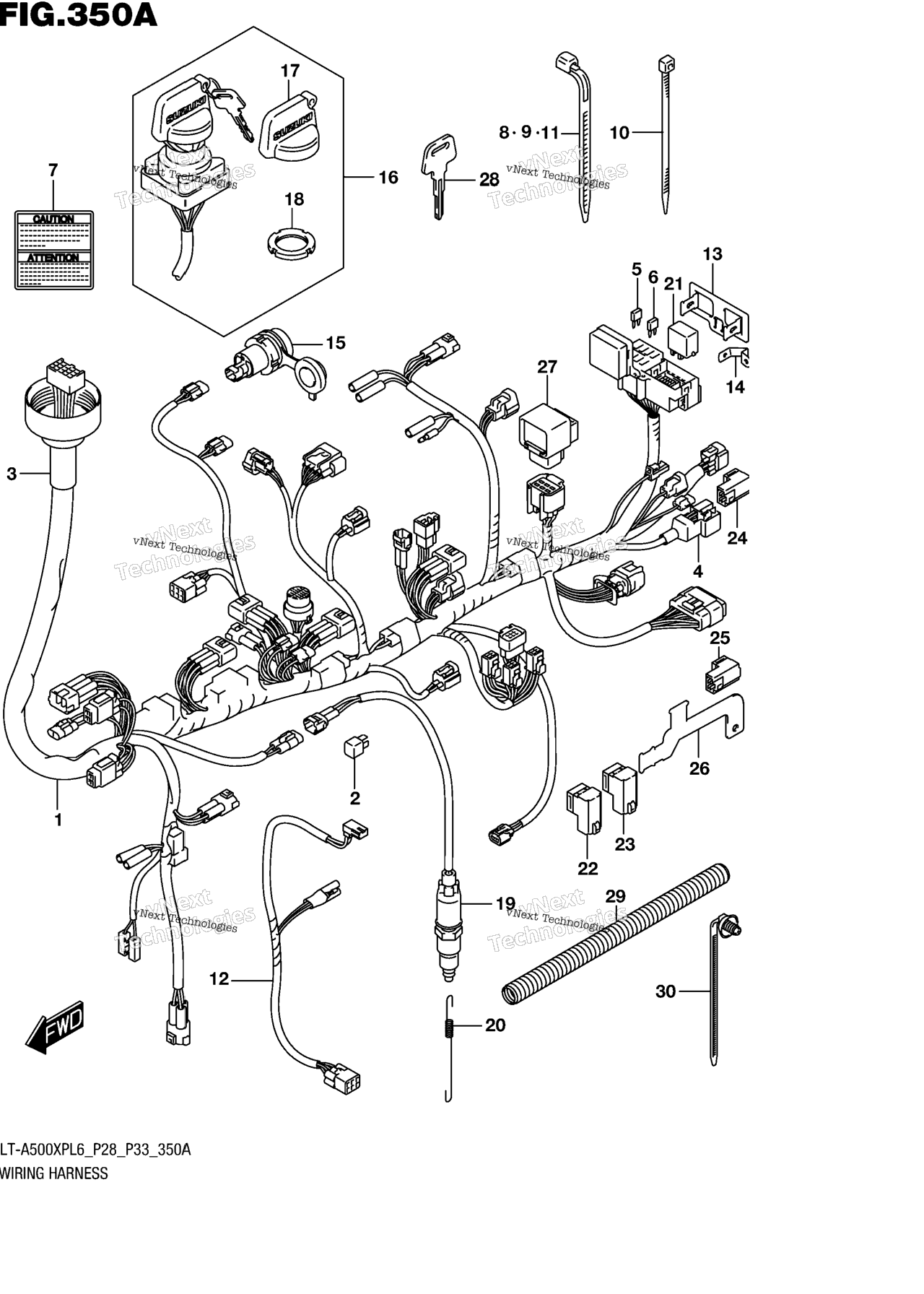 Схема узла Кос Wiring