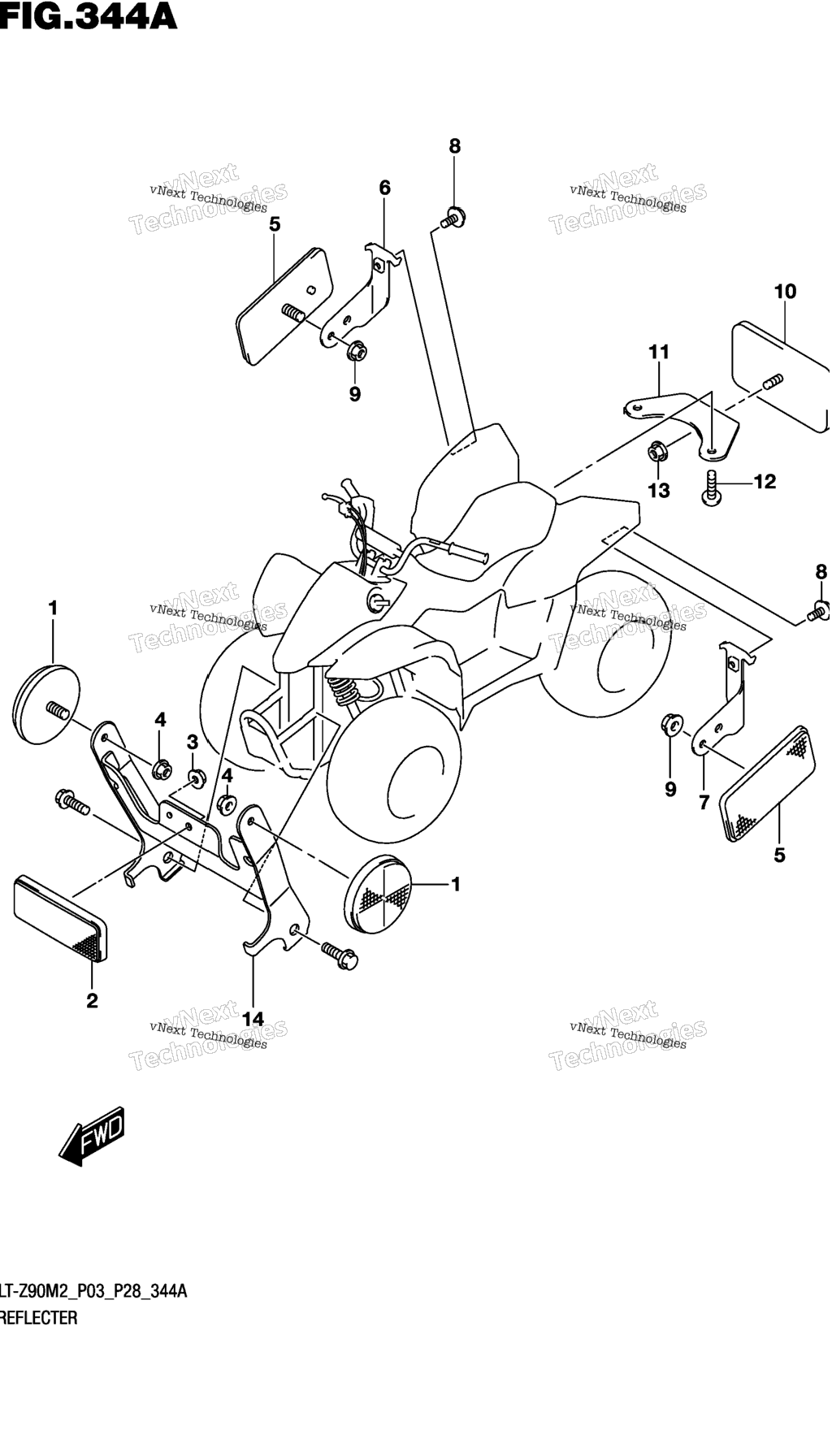 Схема узла Отражатель