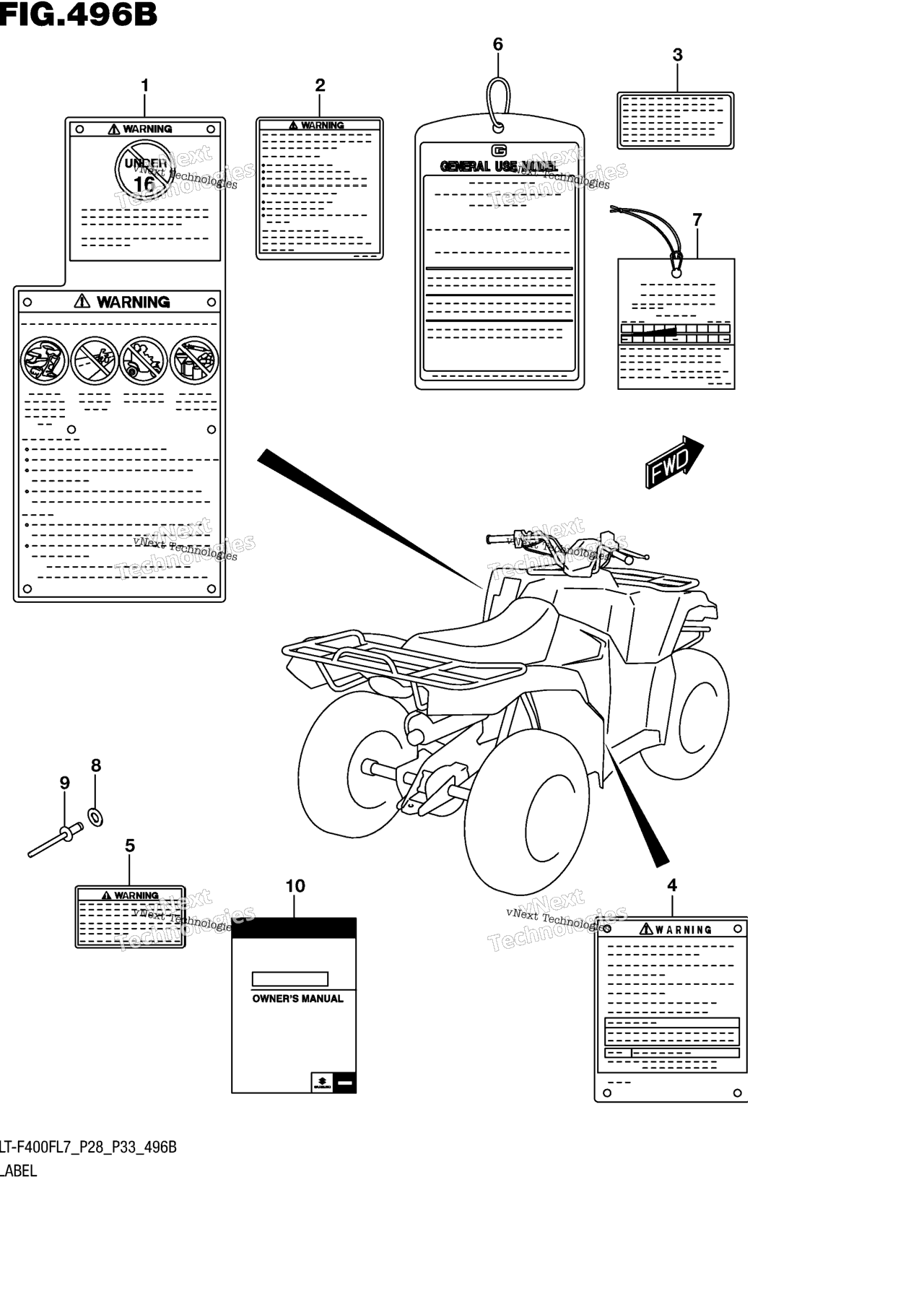 Схема узла Метка