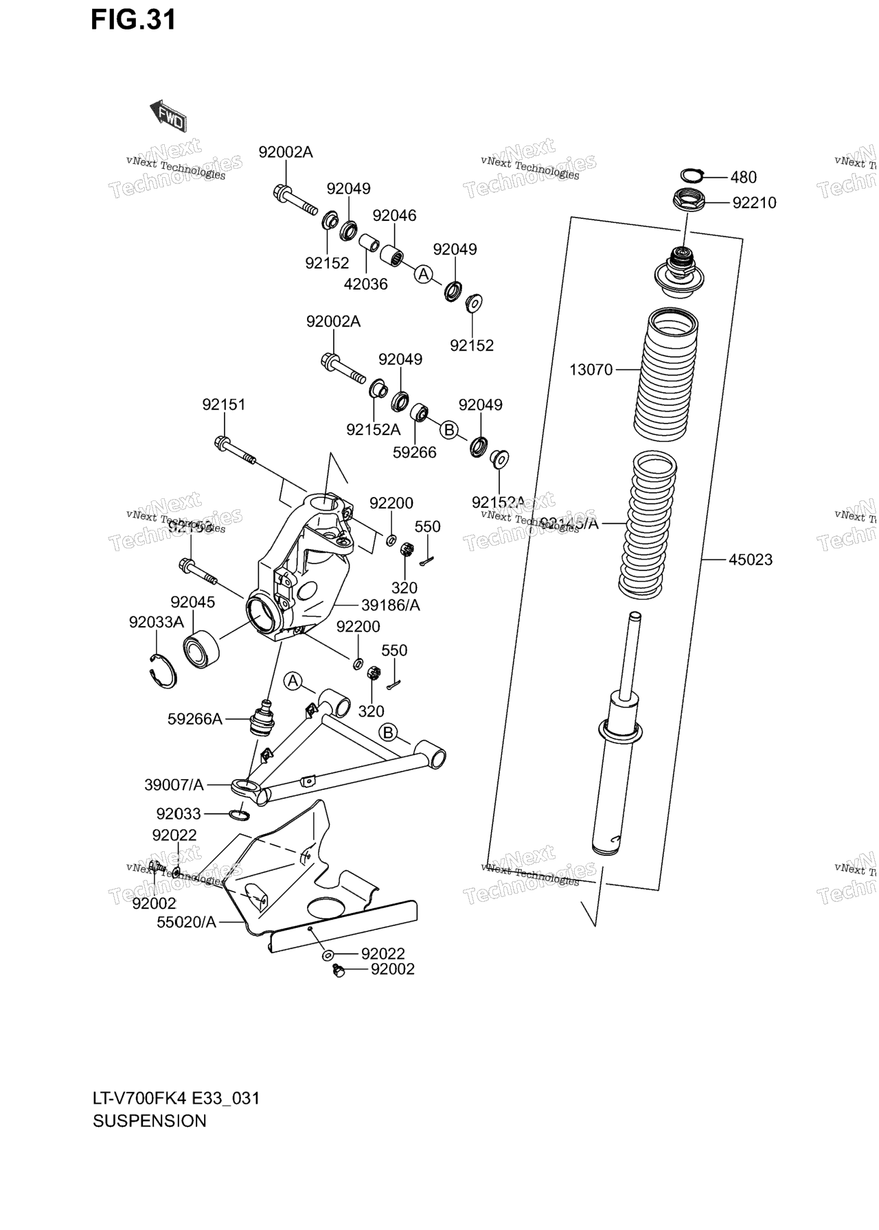 Схема узла Подвеска
