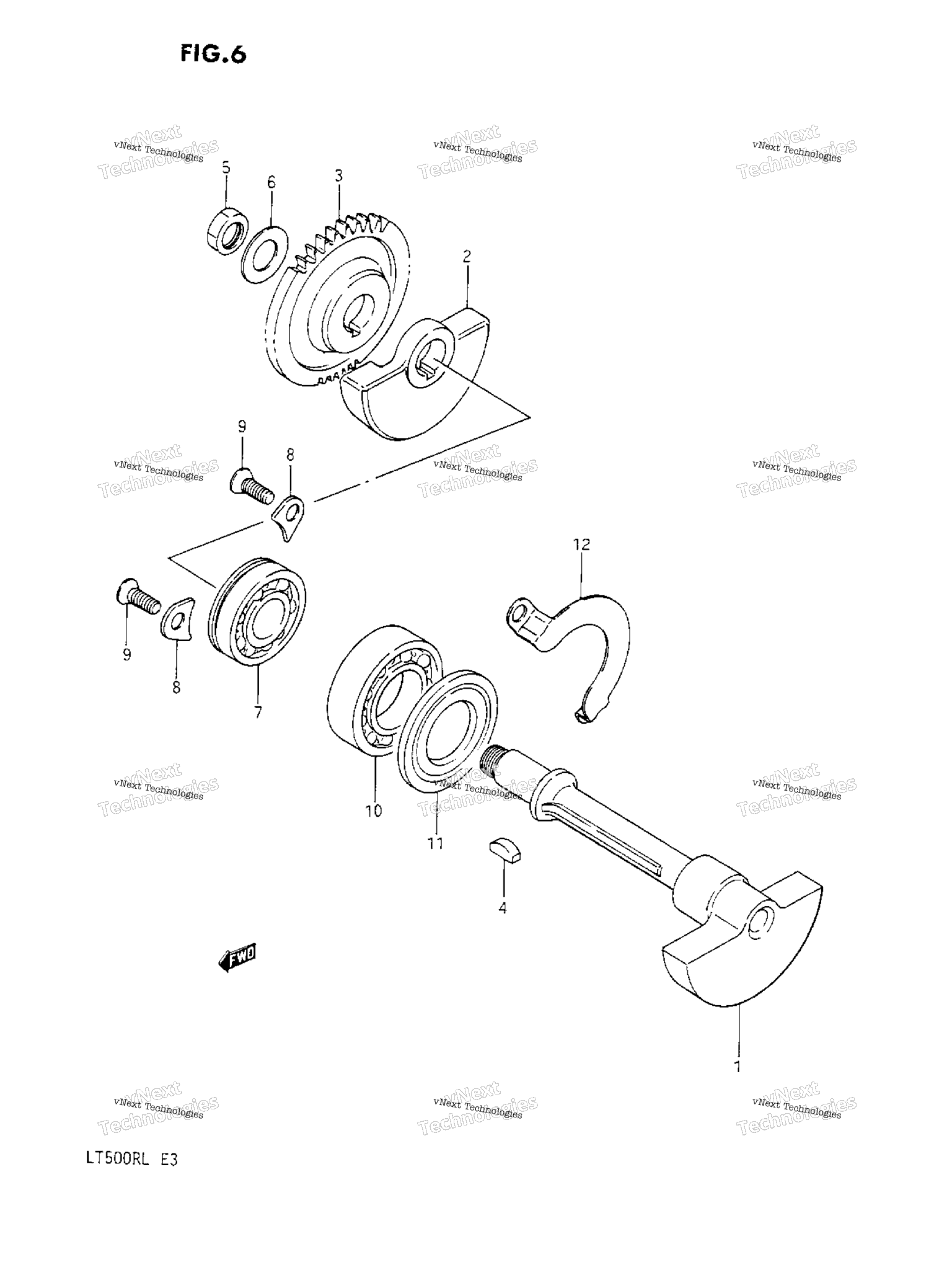 Схема узла Балансир Коленвала