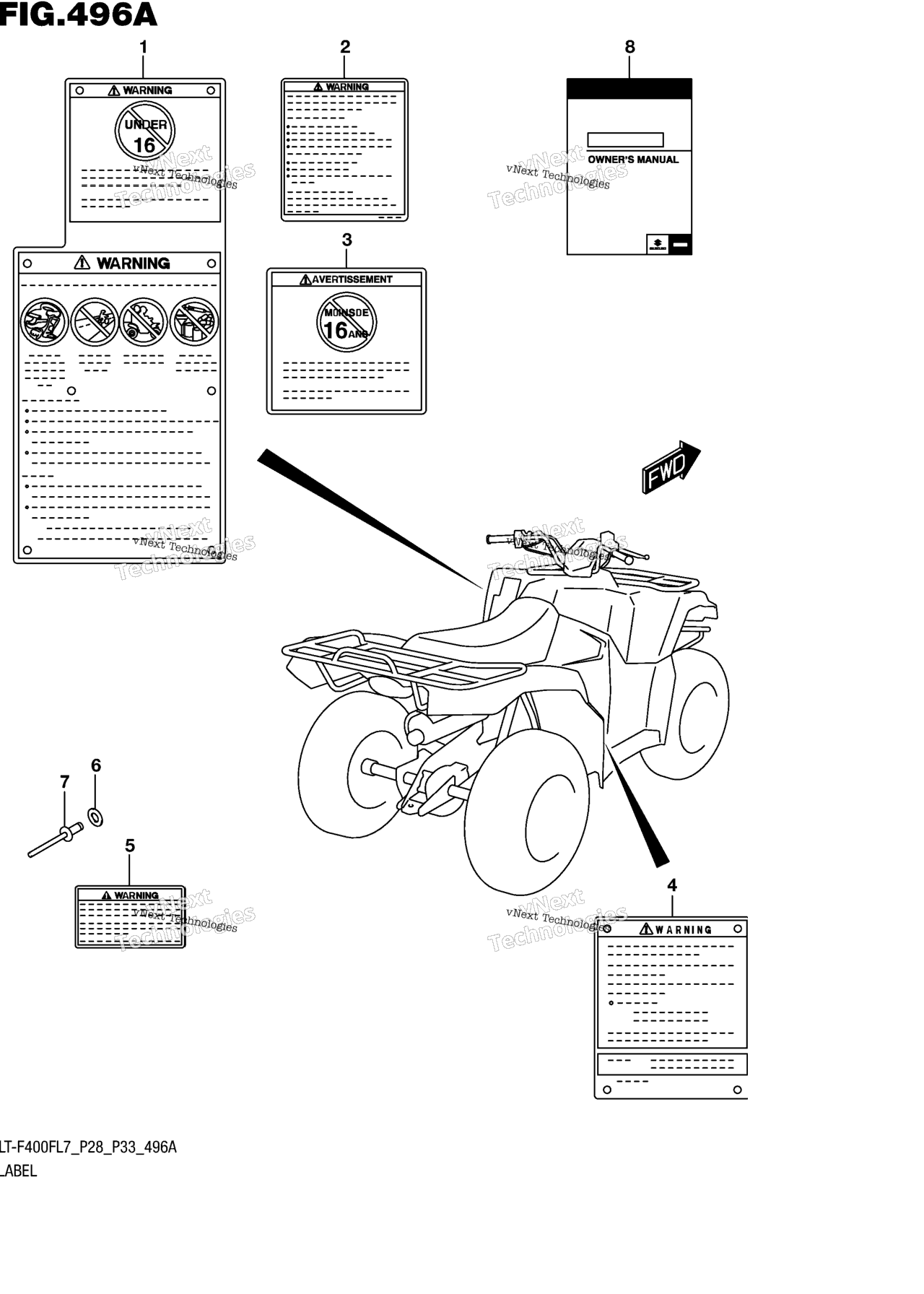 Схема узла Этикетки