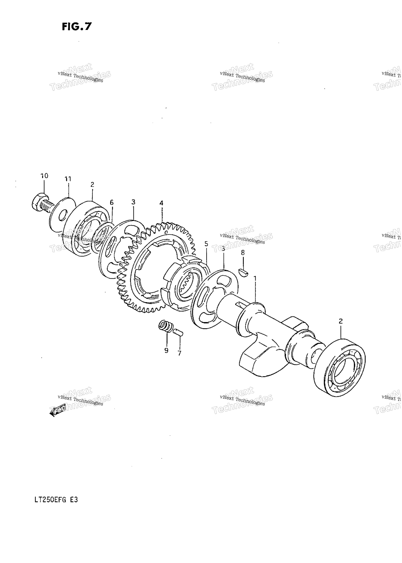 Схема узла Балансир Коленвала