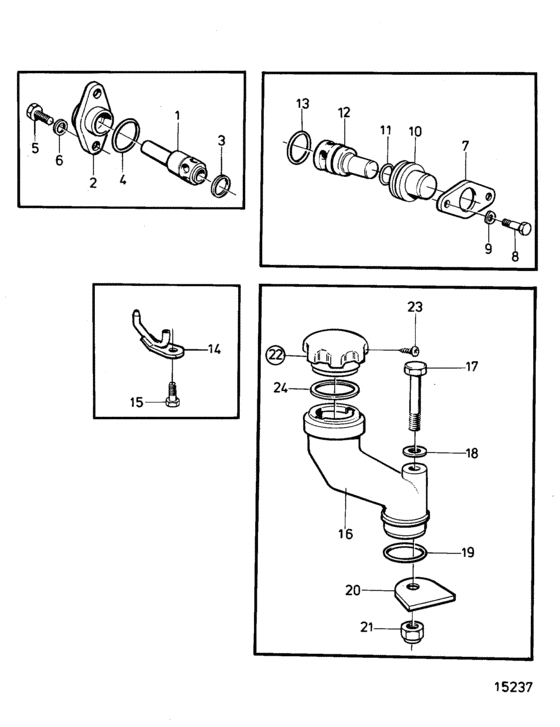 Схема узла Lubricating System Для Volvo Penta Tamd103A-A