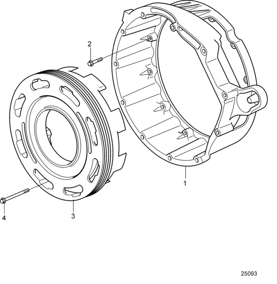 Схема узла Adapter Ring Ips Для Volvo Penta D11A-C