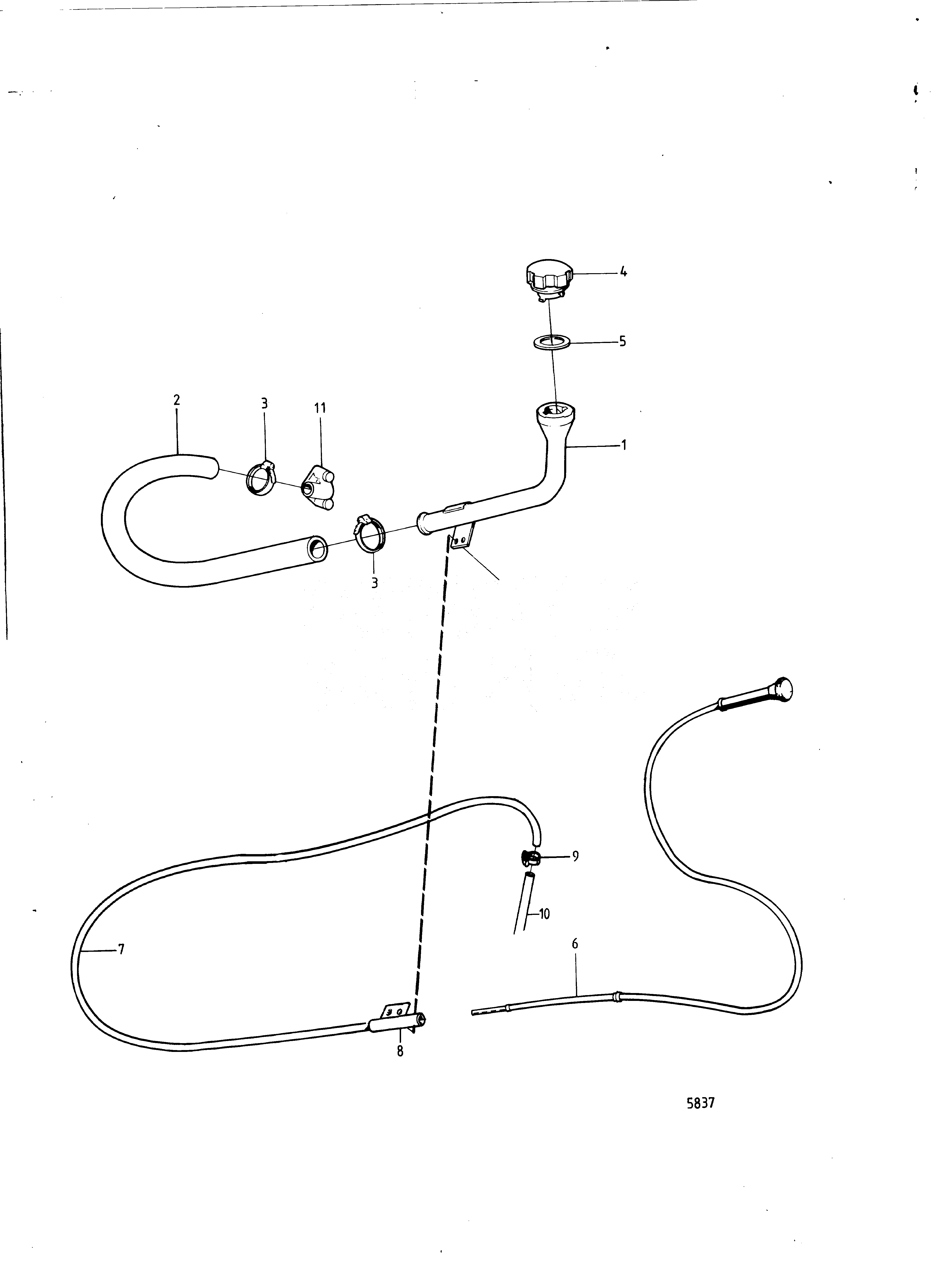 Схема узла Oil Filler Pipe-Oil Dipstick, Spec.867578