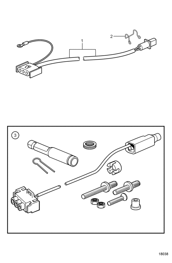 Схема узла Shift Interrupter Для Volvo Penta Dpx415Xefs