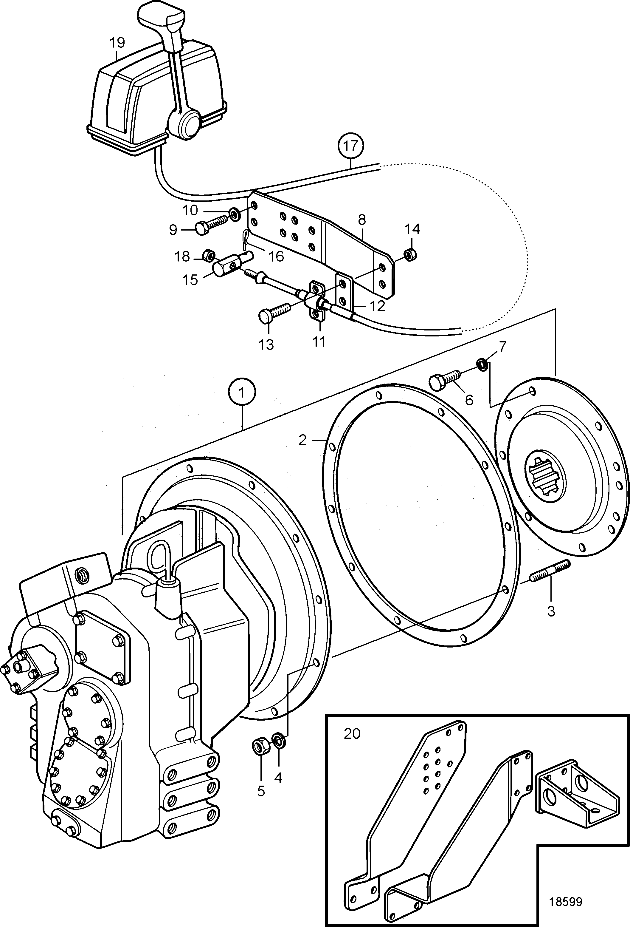 Схема узла Обратная Передача Zf280Iv