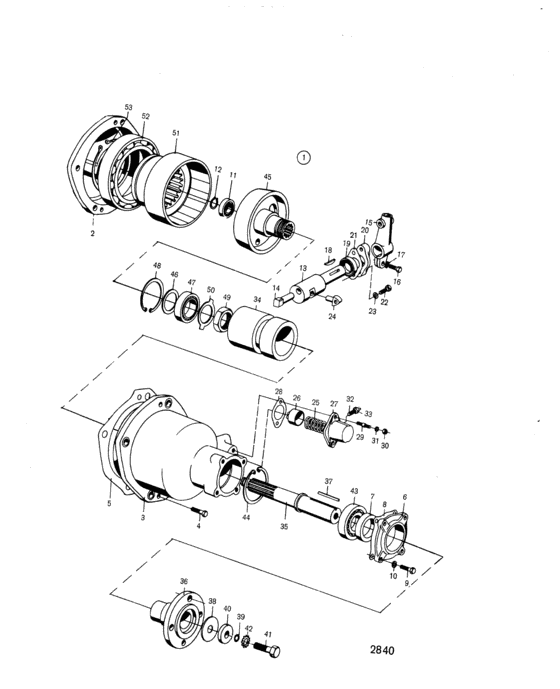Схема узла Friction Clutch Для Volvo Penta Md17C