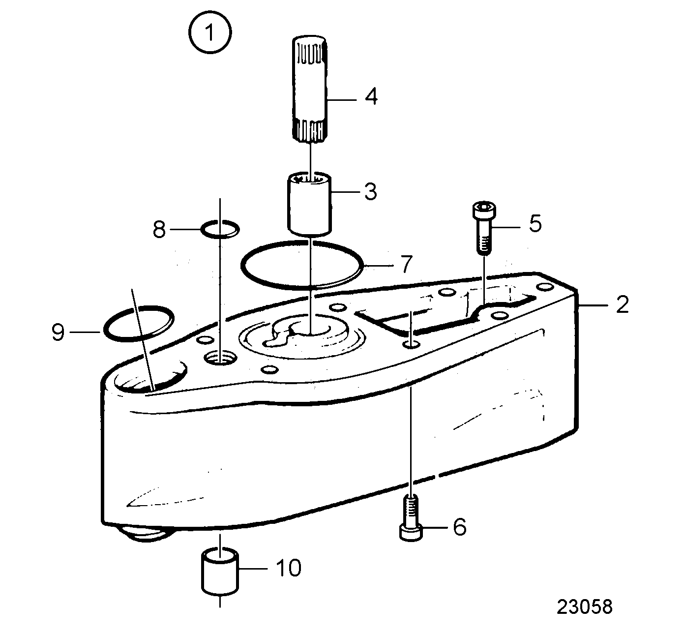 Схема узла Drive Extension, 4\'\' (101.6Mm) Dp: 4\' (101.6Mm) Dp