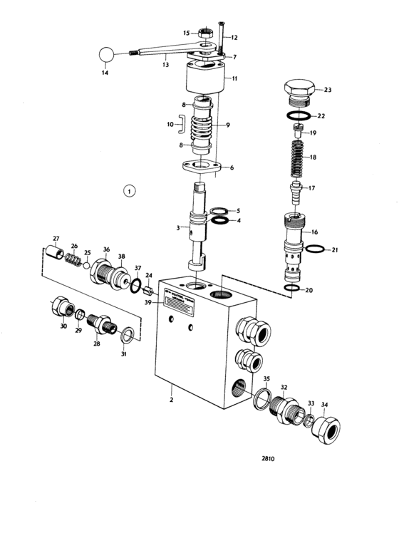 Схема узла Клапан Выдувной Для Volvo Penta Tamd70C