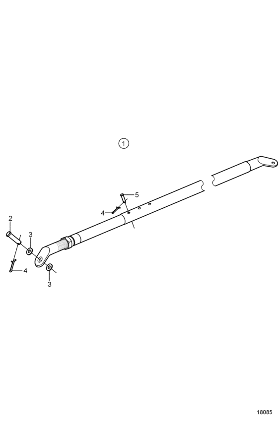 Схема узла Tie Bar Kit Для Volvo Penta Sx-Aaclt42