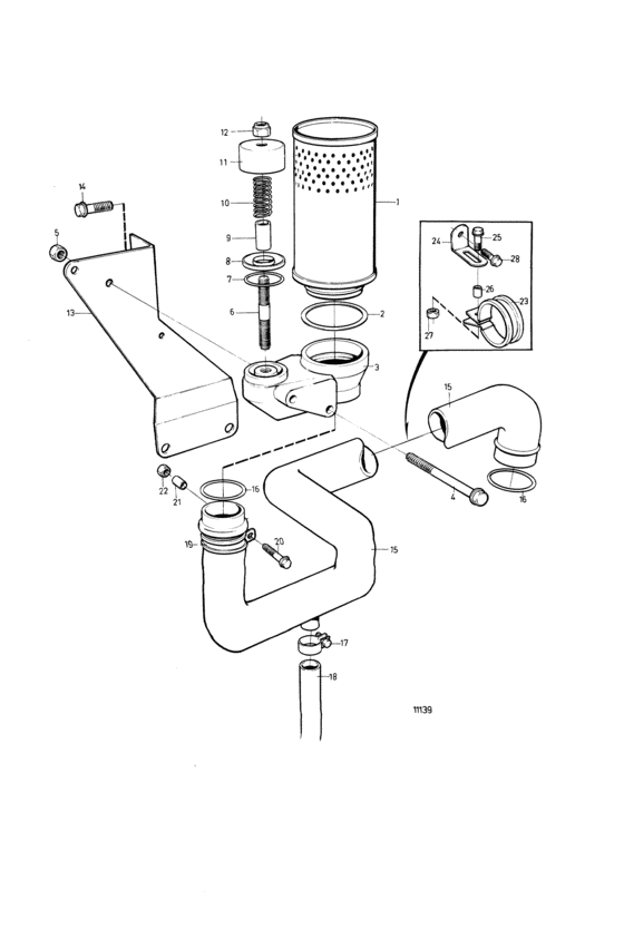 Схема узла Crankhouse Vent And Inst. Comps Sn-Xxxxxxxxx/48751 Для Volvo Penta Tamd71A
