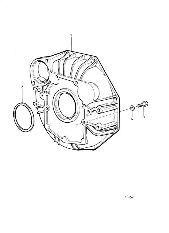 Схема узла Flywheel Casing Для Volvo Penta 2003Ag