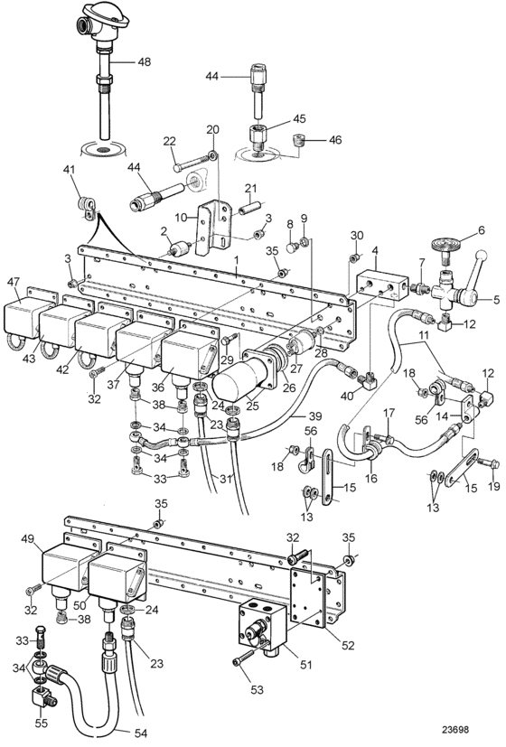 Схема узла Supervising Equipment. Classifiable Для Volvo Penta Tamd165A-A