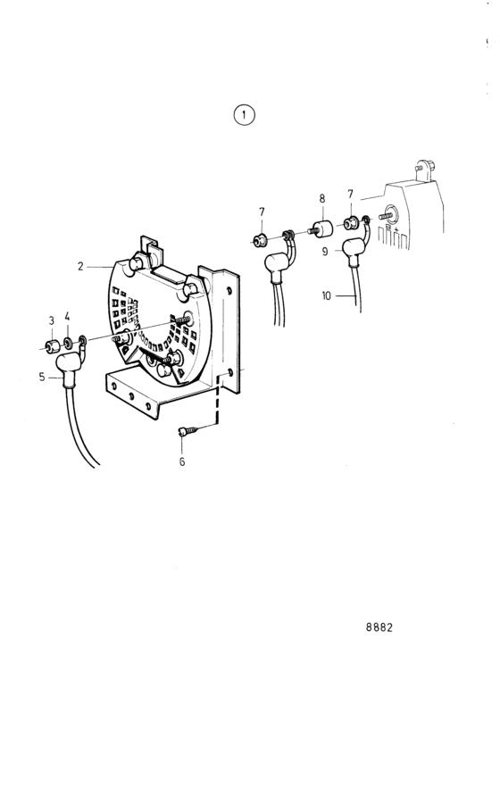 Схема узла Charging Relay Для Volvo Penta Aq125B