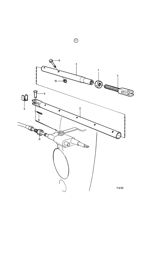 Схема узла Link Rod Kit Для Volvo Penta 500B
