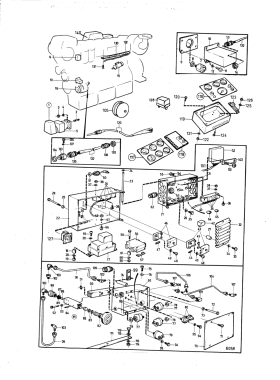 Схема узла Electrical Equipment Classed Propulsion Engine Для Volvo Penta Tamd120B