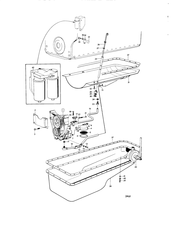 Схема узла Lubricating System, Spec Version Для Volvo Penta Tmd70B