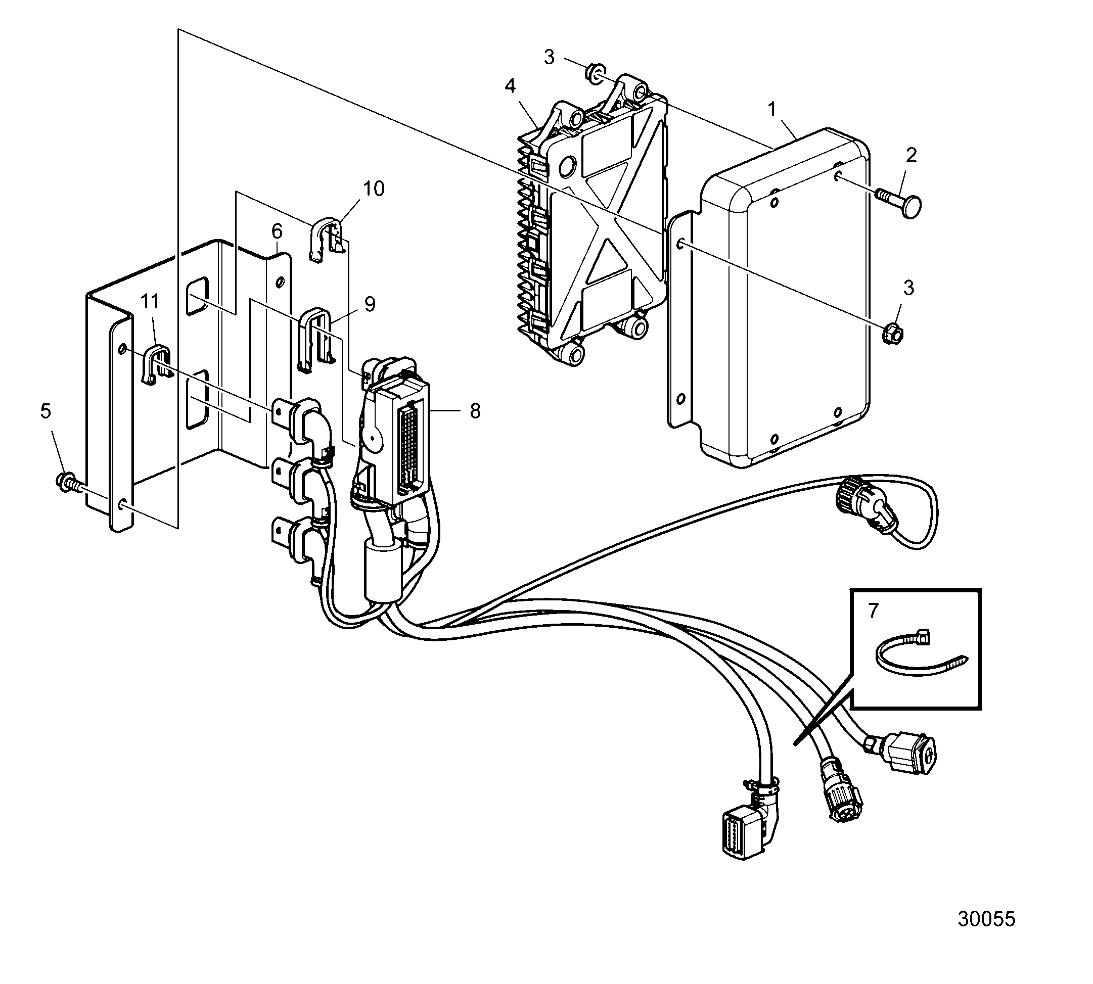 Схема узла Scr.control System,Braided