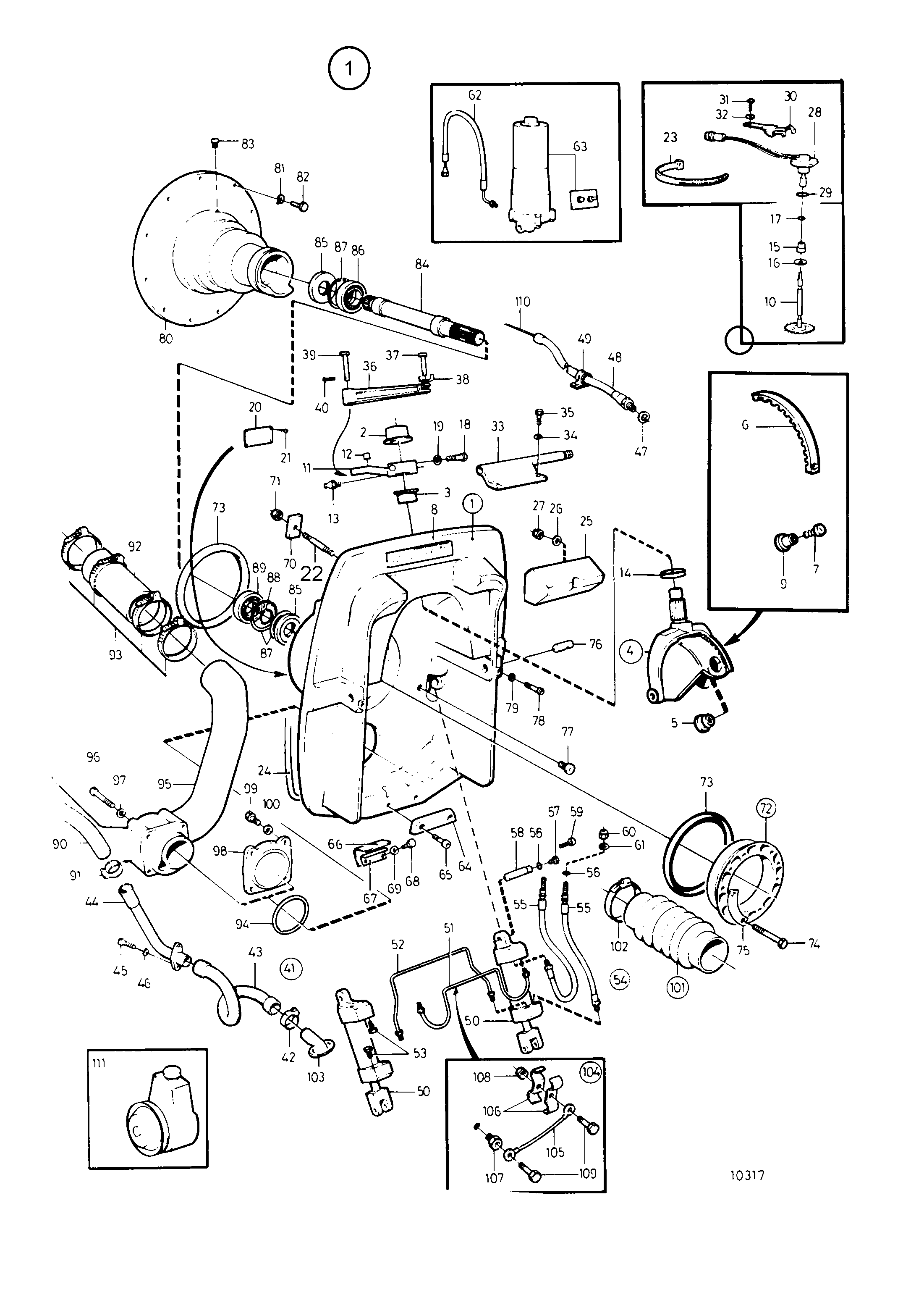 Схема узла Соединительные Компоненты Приводное Устройство Sp-A, Sp-A1, Sp-A2