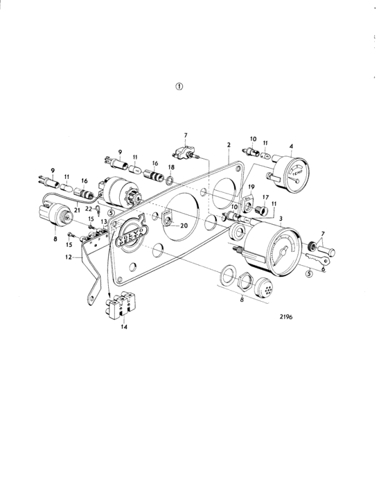 Схема узла Панель Инструментов Для Volvo Penta Bb115C