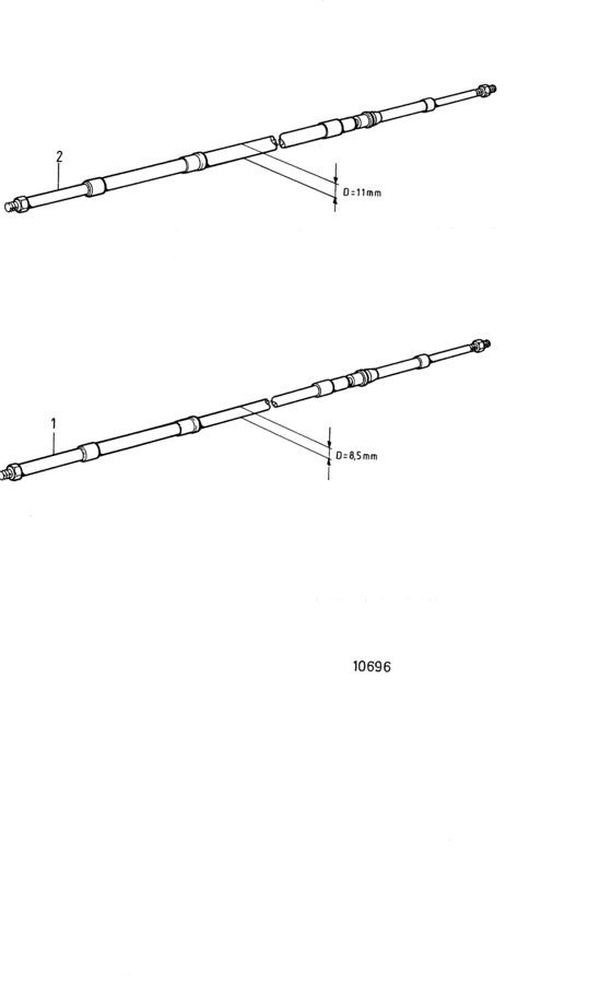 Схема узла Control Cables Для Volvo Penta 2003Tb