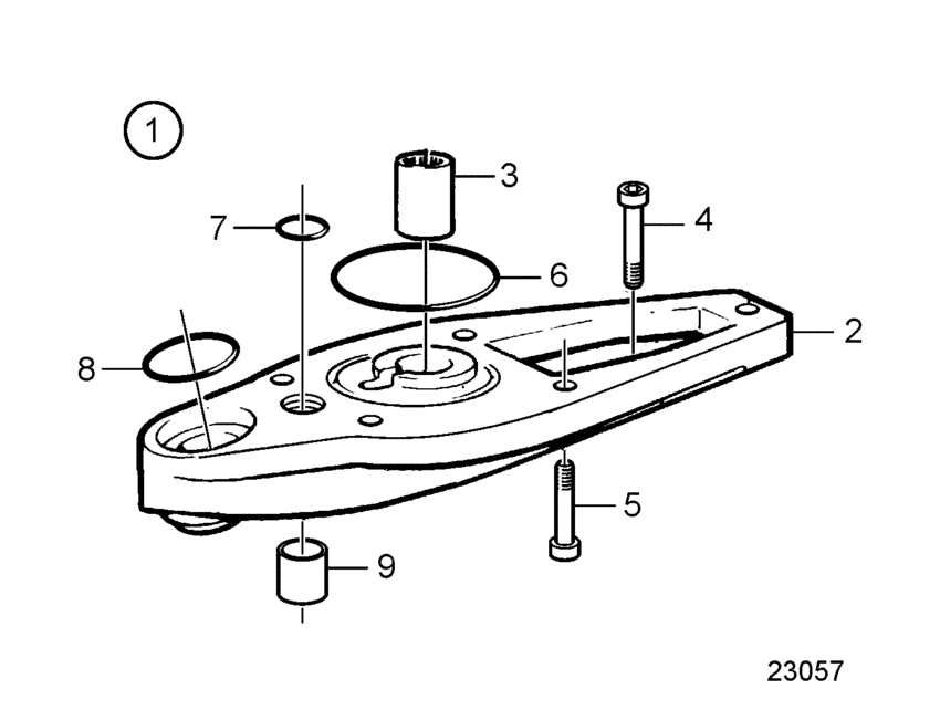 Схема узла Drive Extension, 1\'\' (25.4Mm) Dpx Для Volvo Penta Ad41L-A