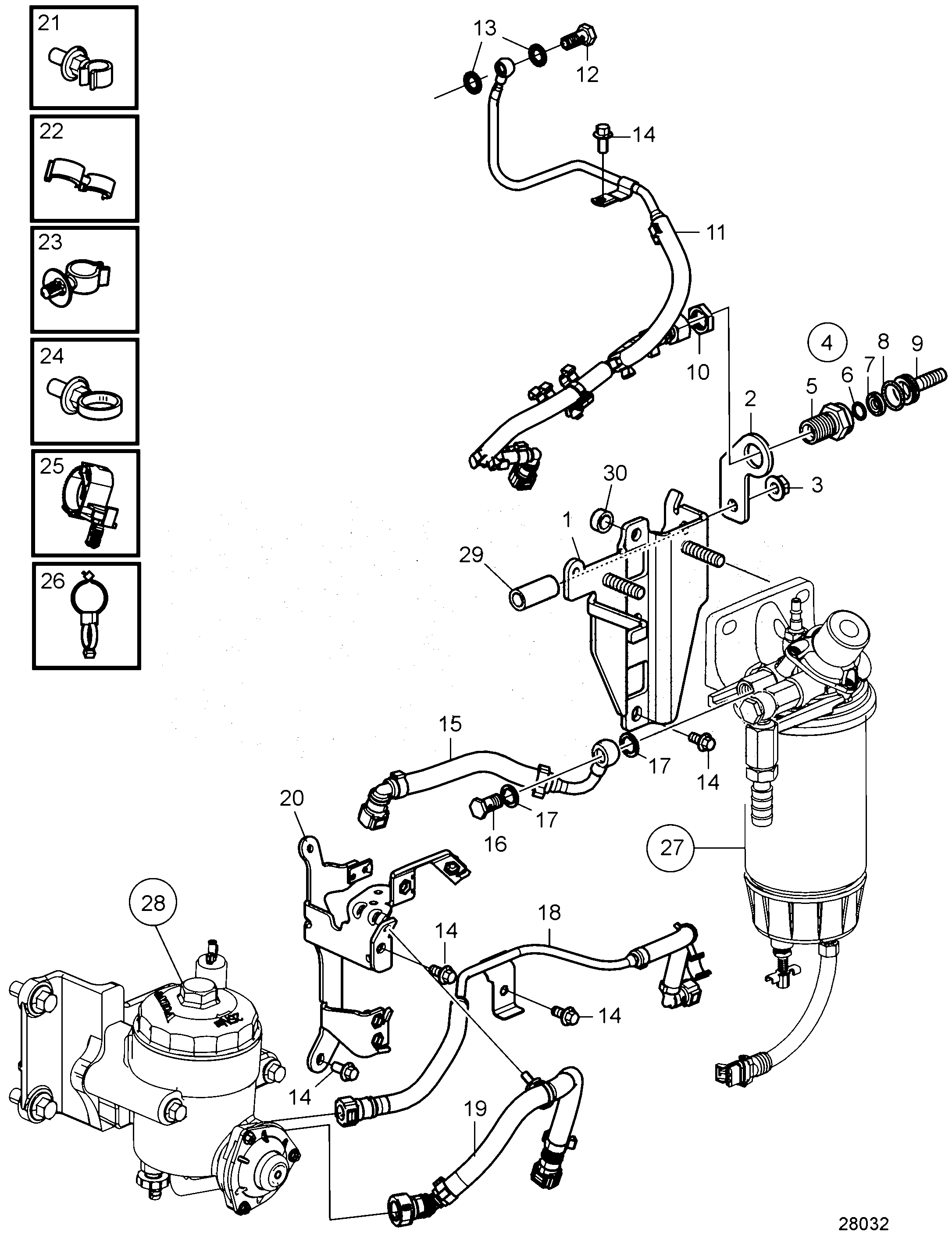 Схема узла Fuel System.