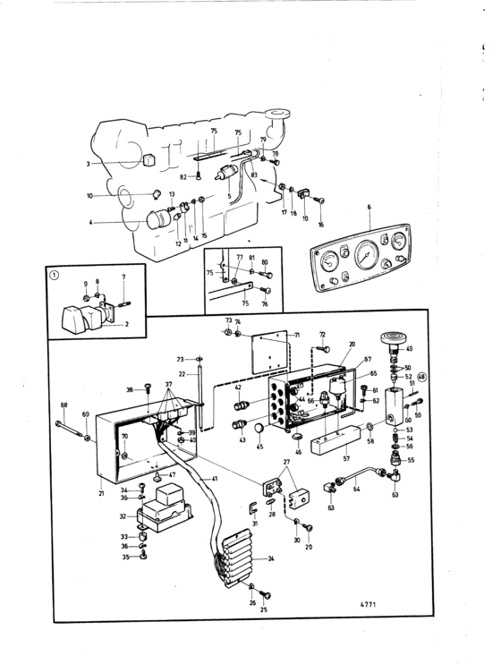 Схема узла Electrical Equipment Classed Propulsion Engine Для Volvo Penta Tmd120A