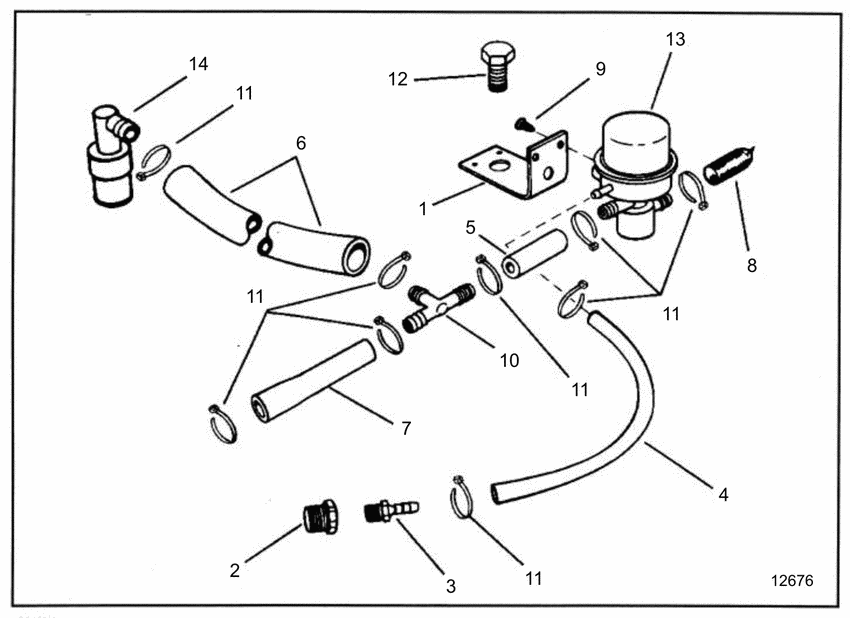 Схема узла Deceleration Valve Для Volvo Penta 5.8Flpmda