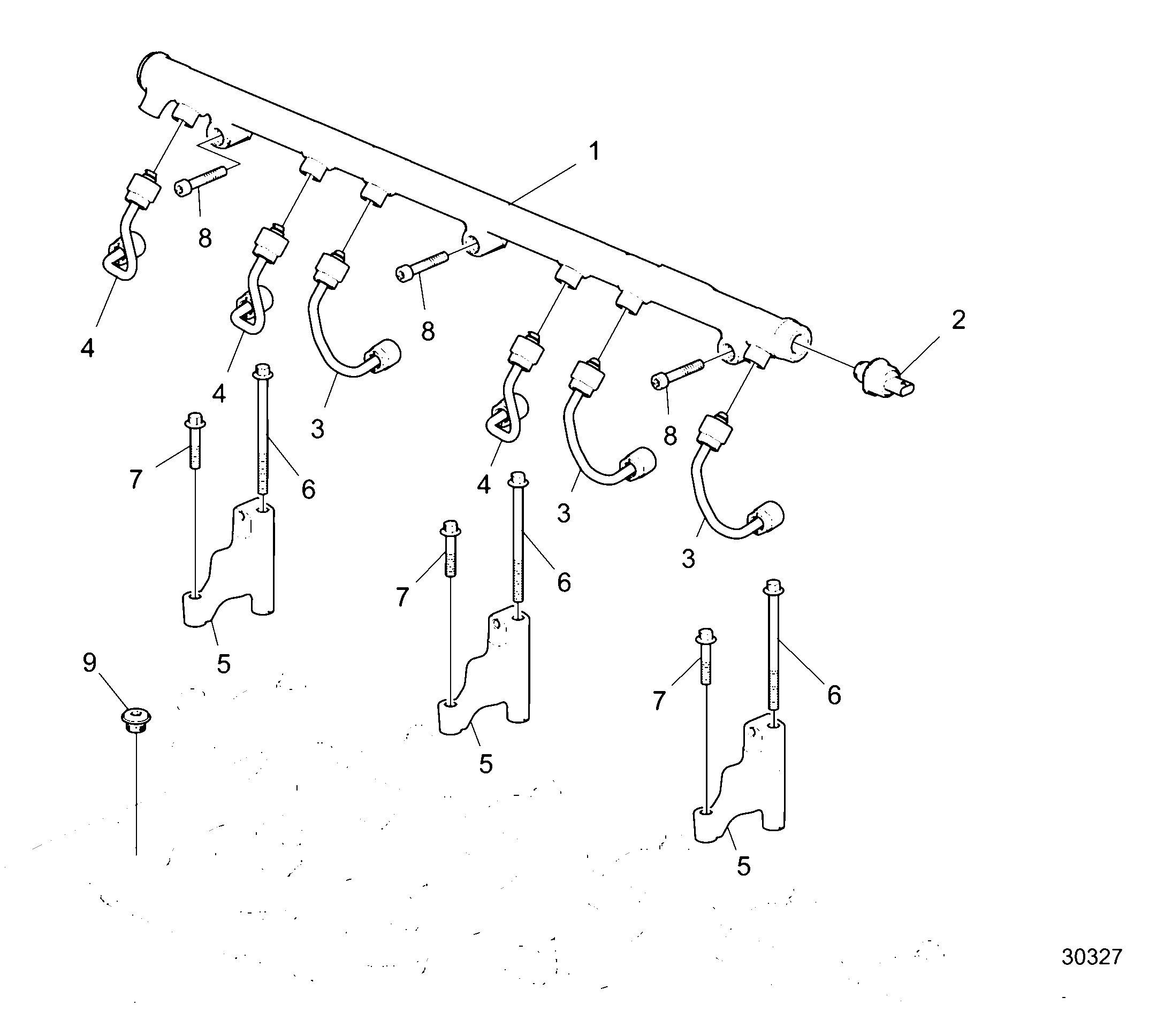 Схема узла Системаcommon Rail, Sn-7011489870