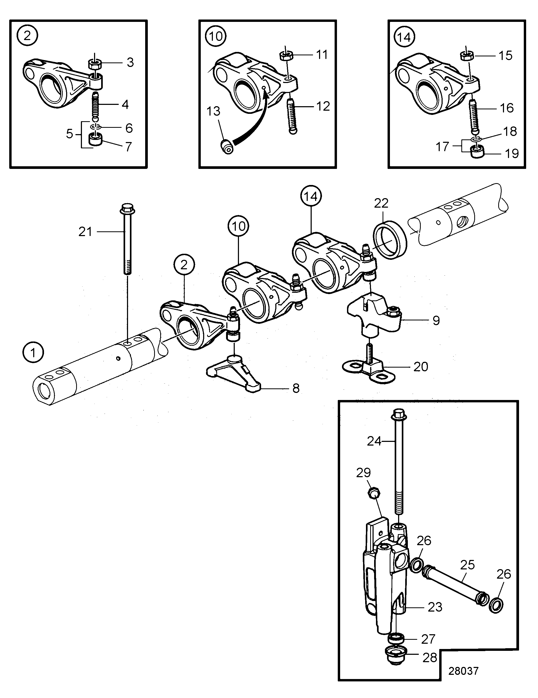 Схема узла Valve Mechanism. Standard