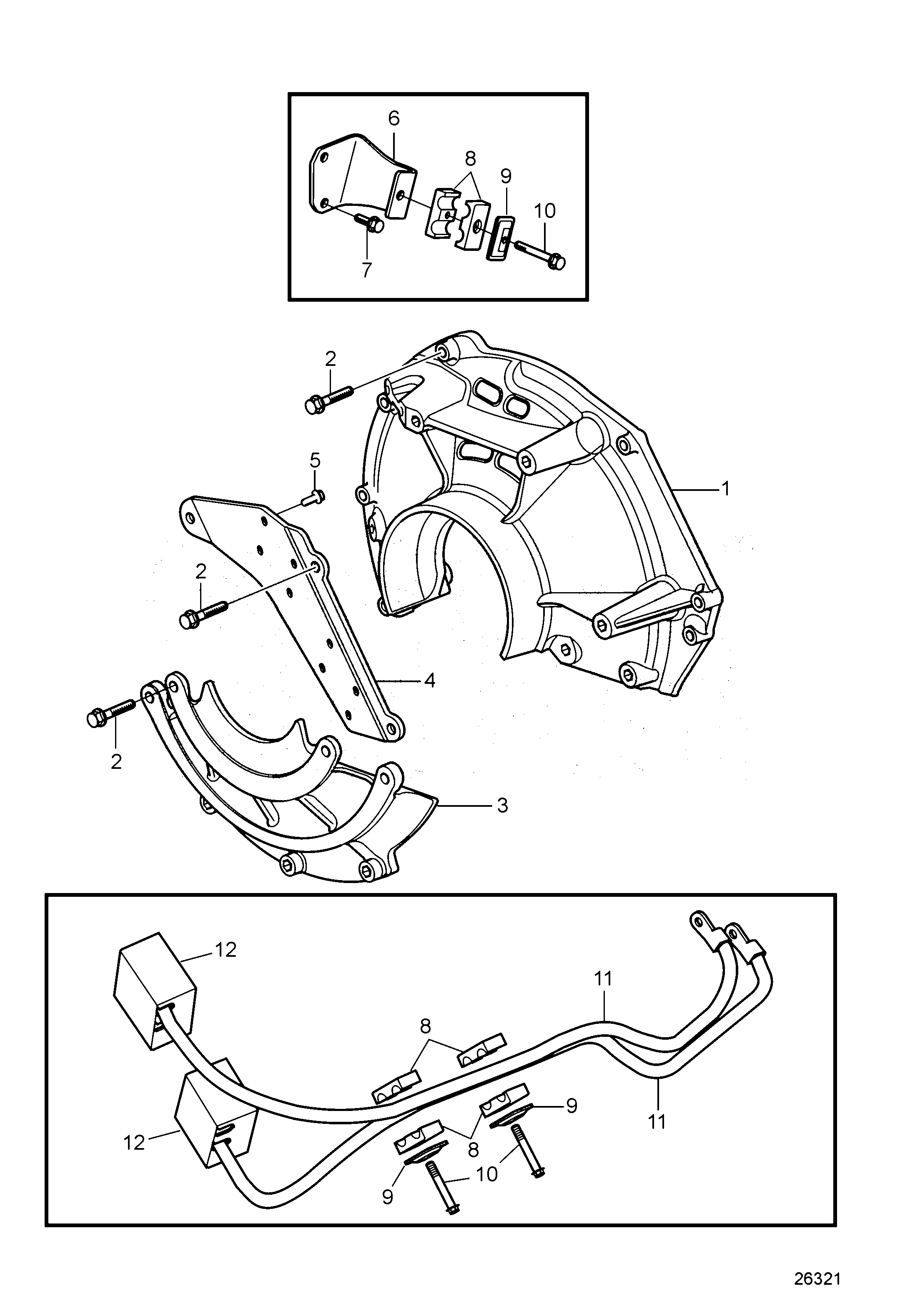 Схема узла Cover. Shaft Protection