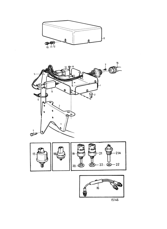 Схема узла Electrical System Для Volvo Penta Tamd42B