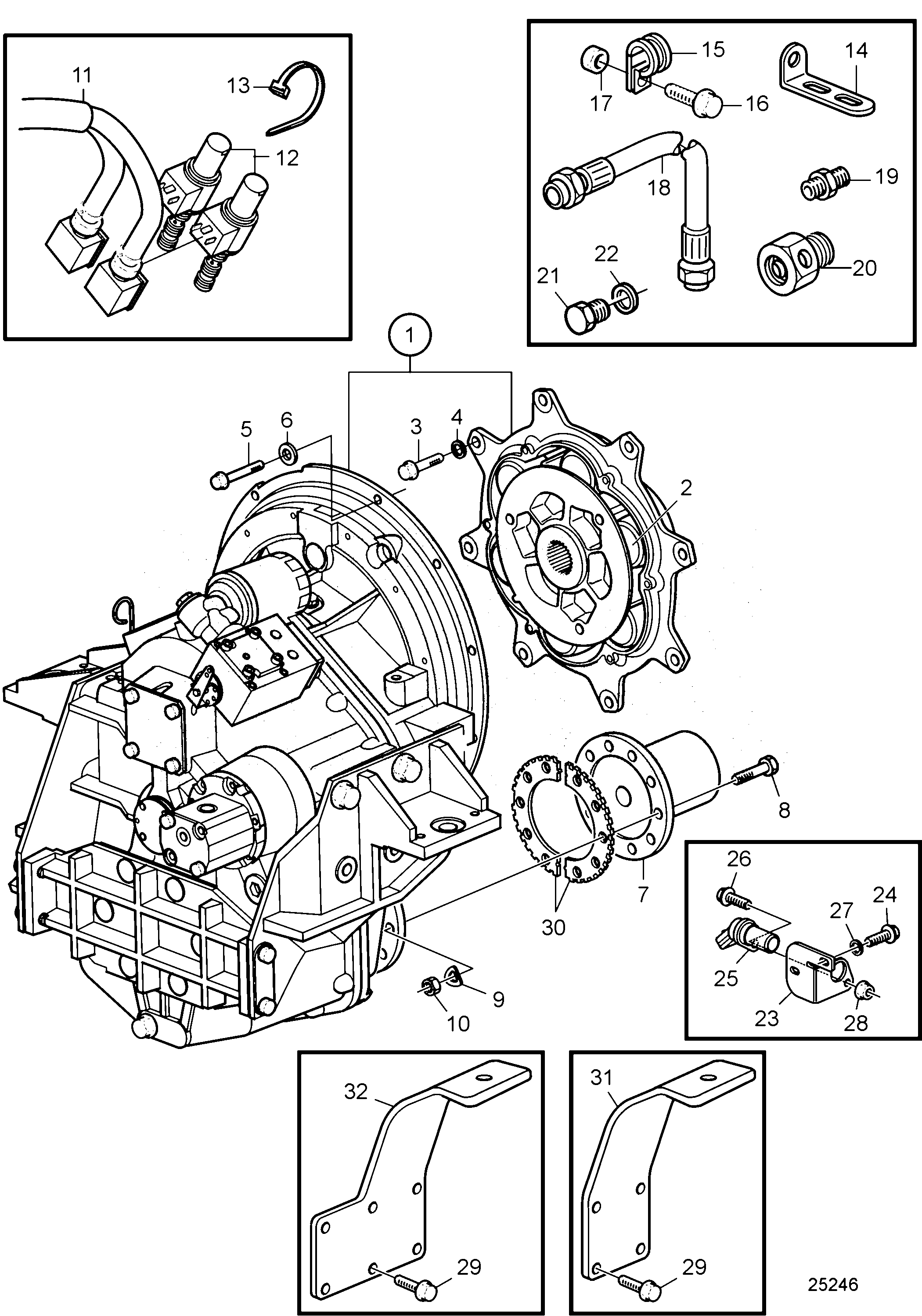 Схема узла Соединительные Компоненты Zf325Iv