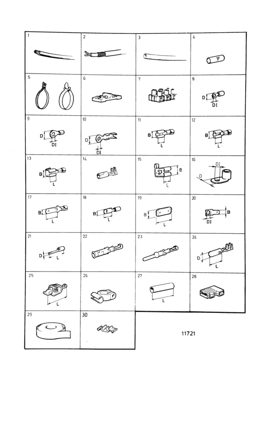 Схема узла Cables And Terminals Для Volvo Penta Tmd100C
