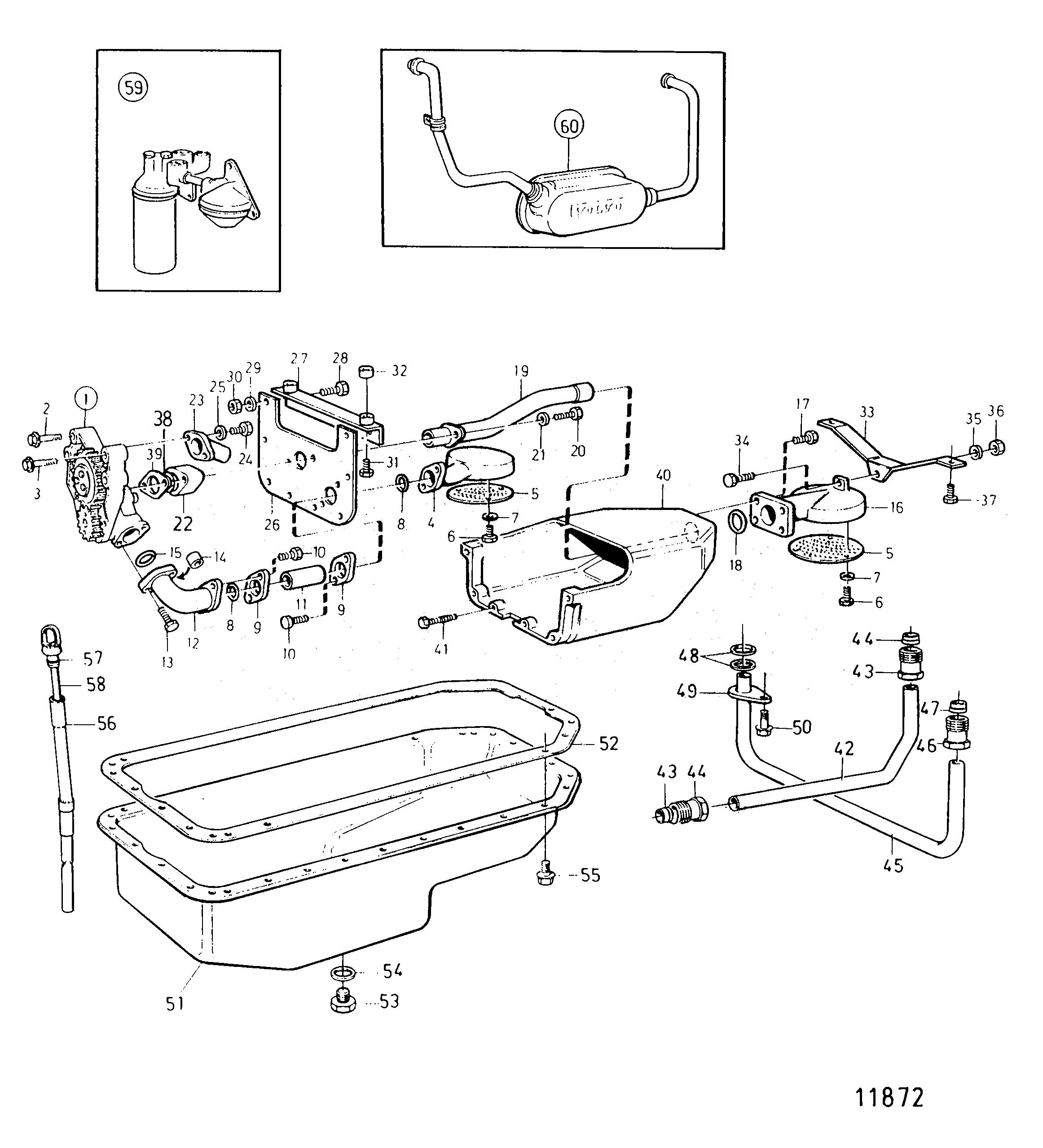 Схема узла Lubricating System, Standard Model &Early&Prod.: 564)