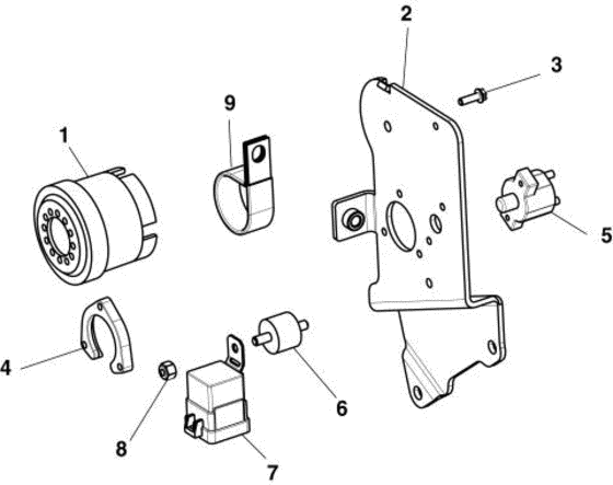 Схема узла Alarm And Circuit Breaker Для Volvo Penta 3.0Gsmefs