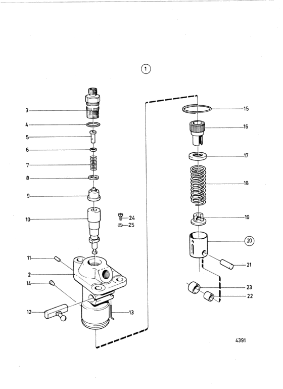 Схема узла Впрыск Топливный Насос Для Volvo Penta Md5C