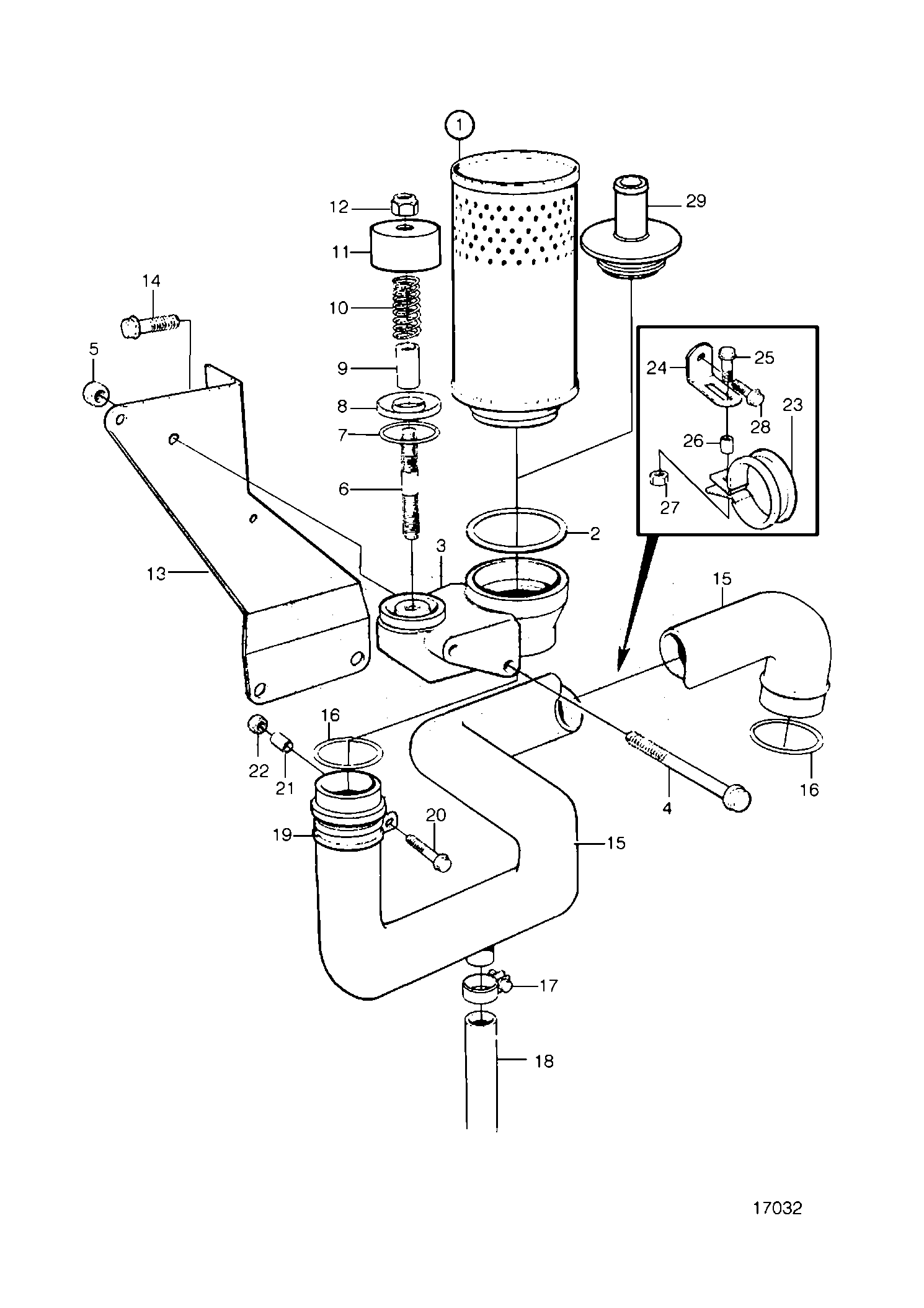 Схема узла Crankhouse Vent And Inst. Comps Sn-Xxxxxxxxx/48751