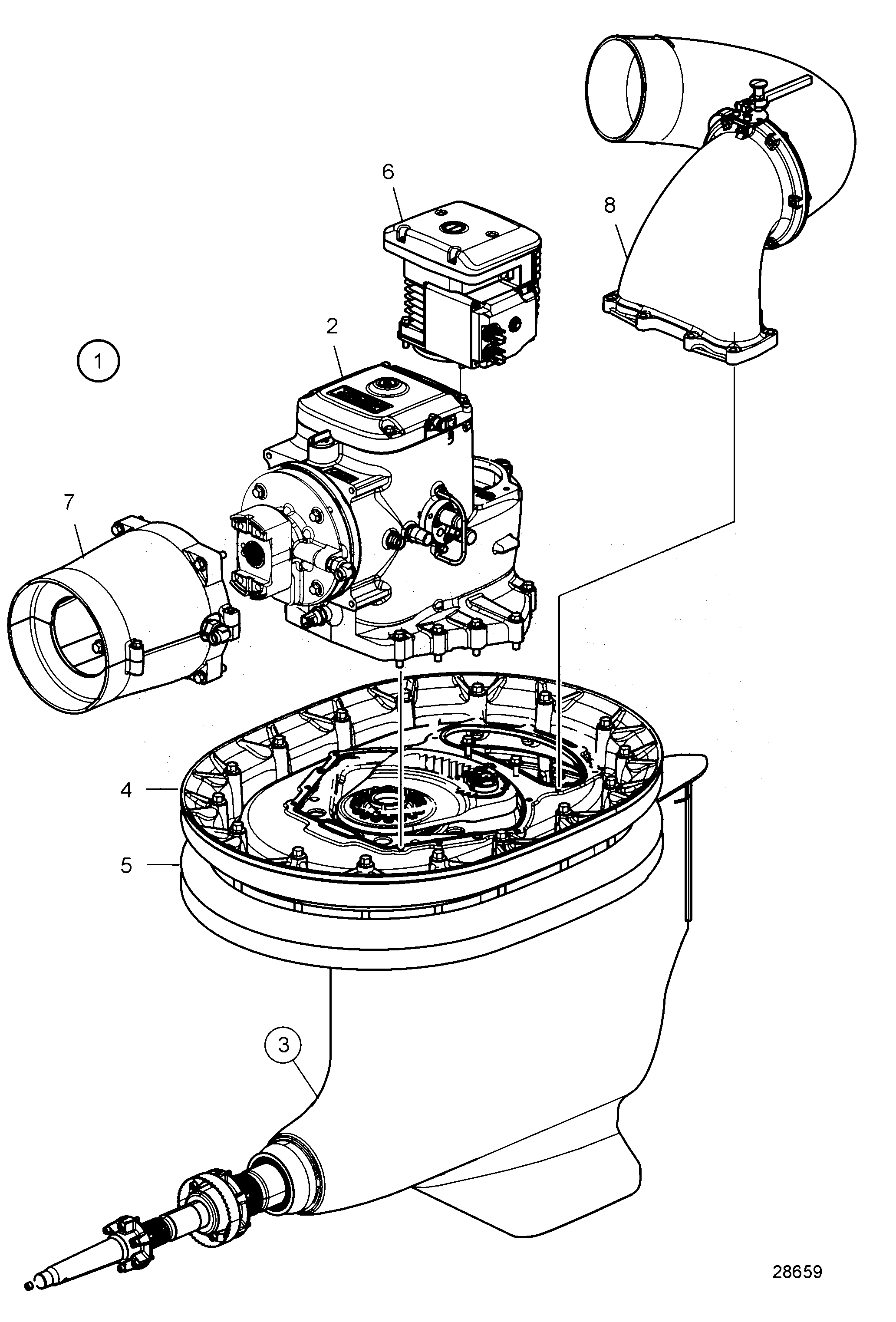 Схема узла Drive, Assembly Ips3-A. Sn3195001773-