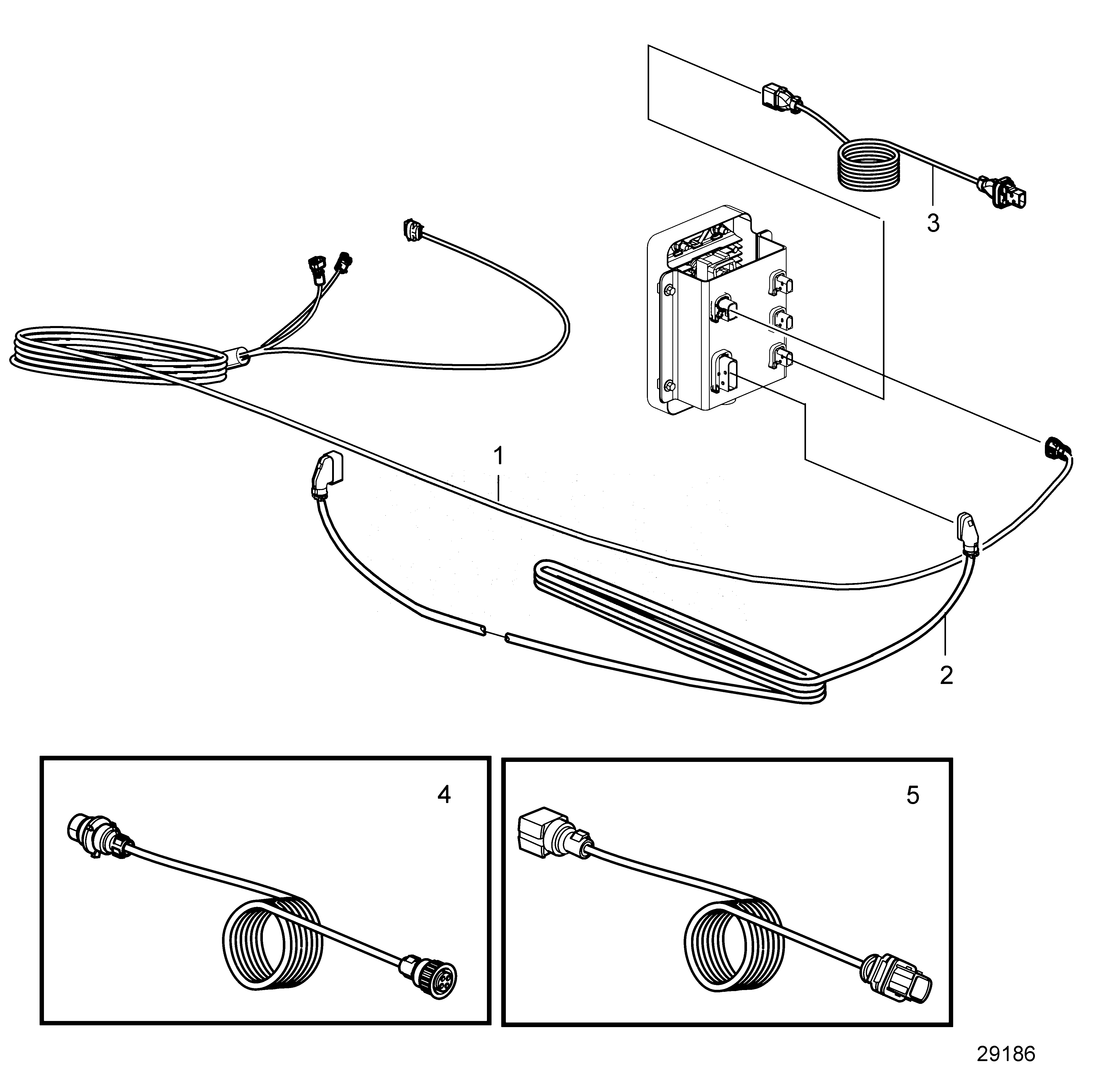 Схема узла Scr. Cables